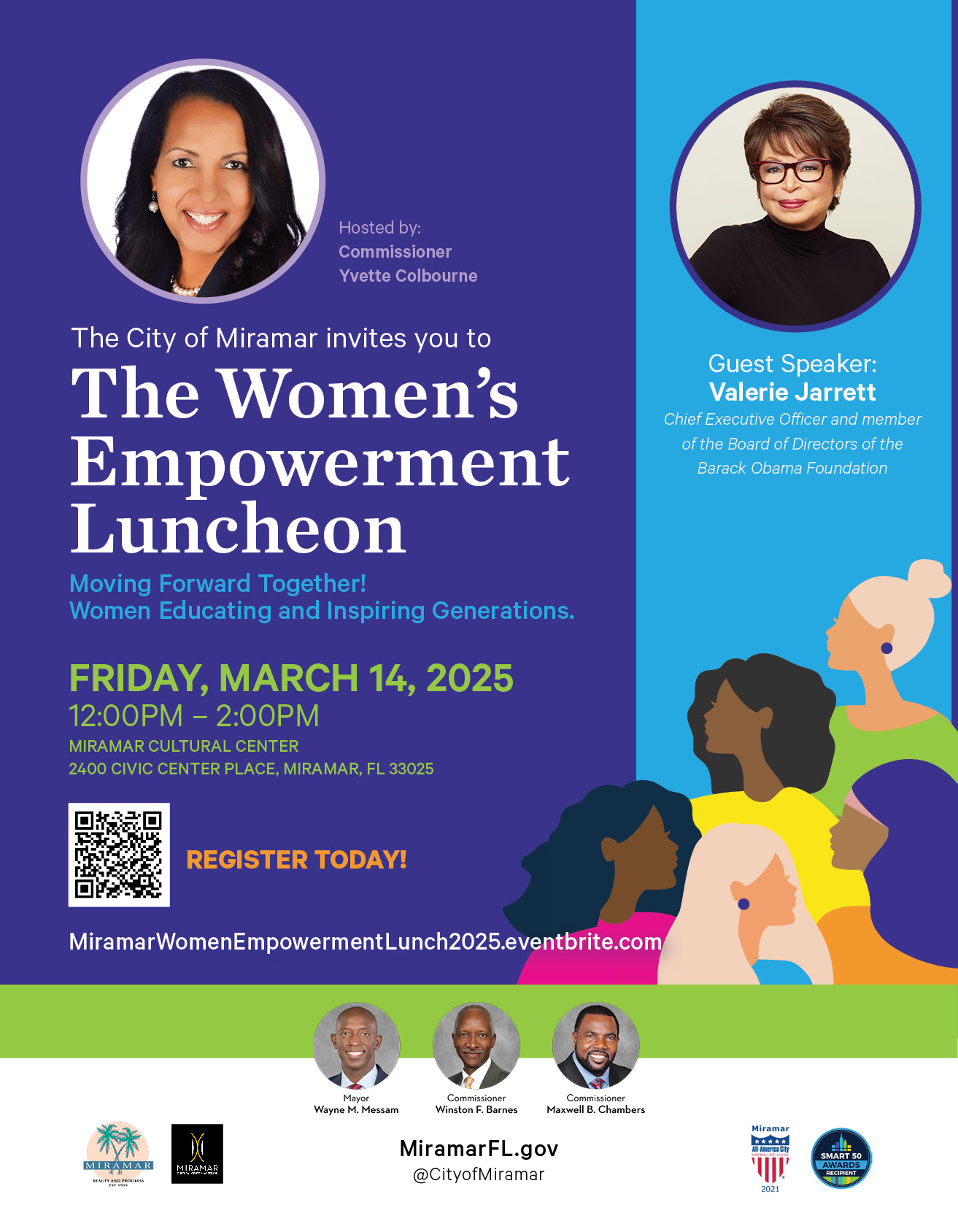 Womens Empowerment Luncheon flyer in March 2025