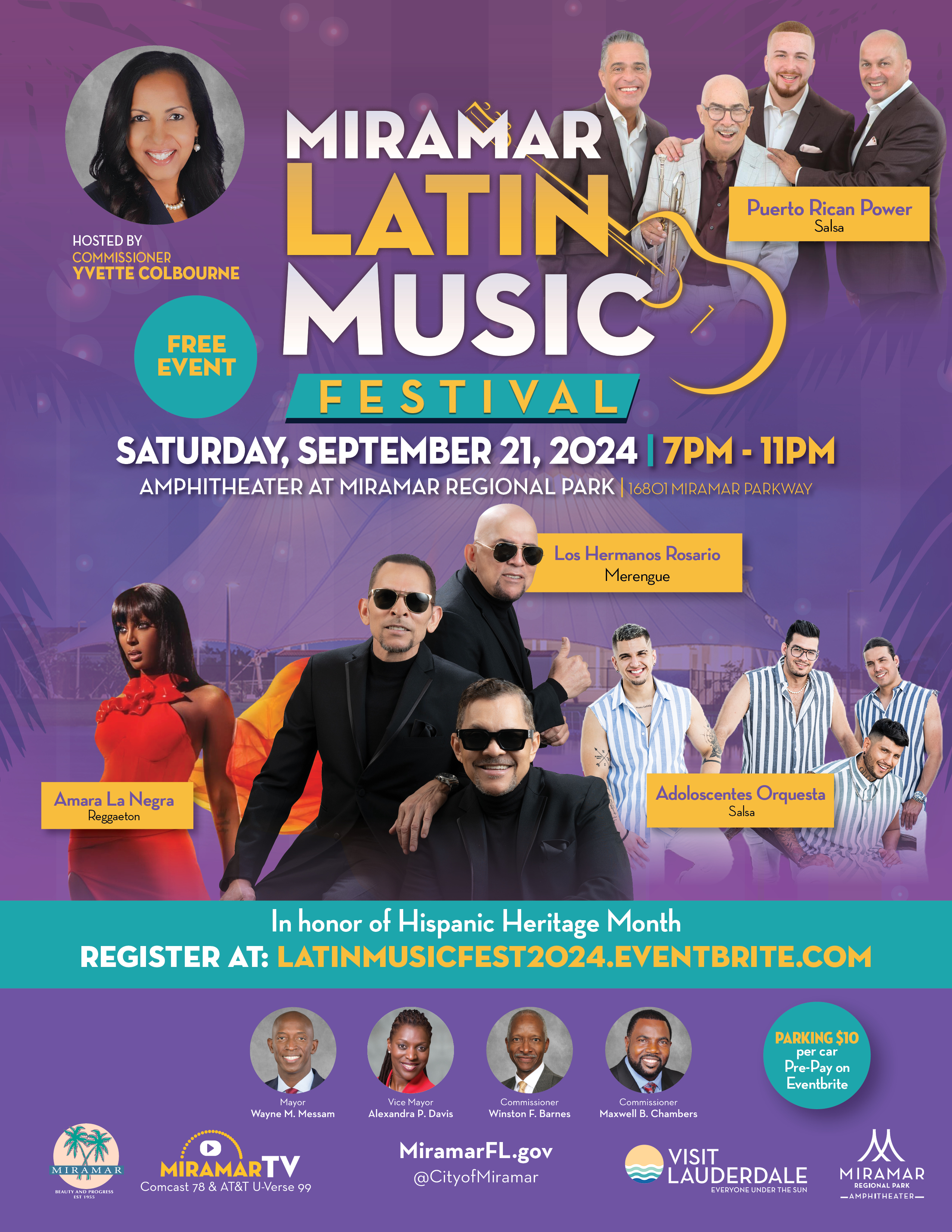 Latin Music Festival Flyer