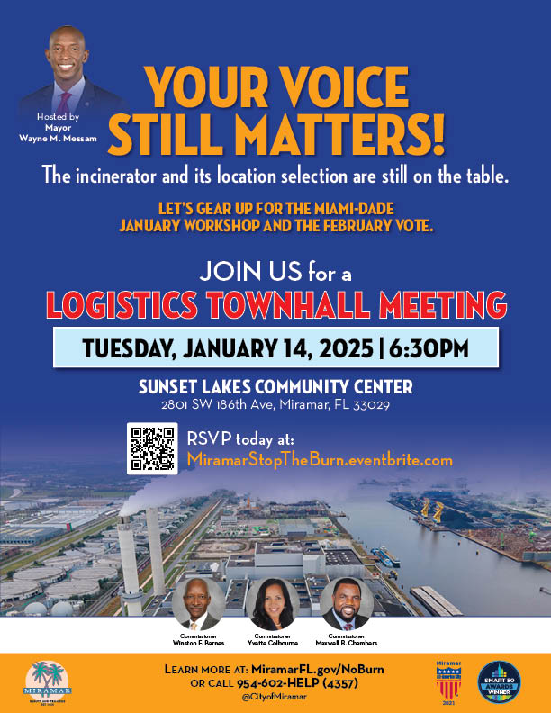 Community Meeting on January 14 about the Incinerator