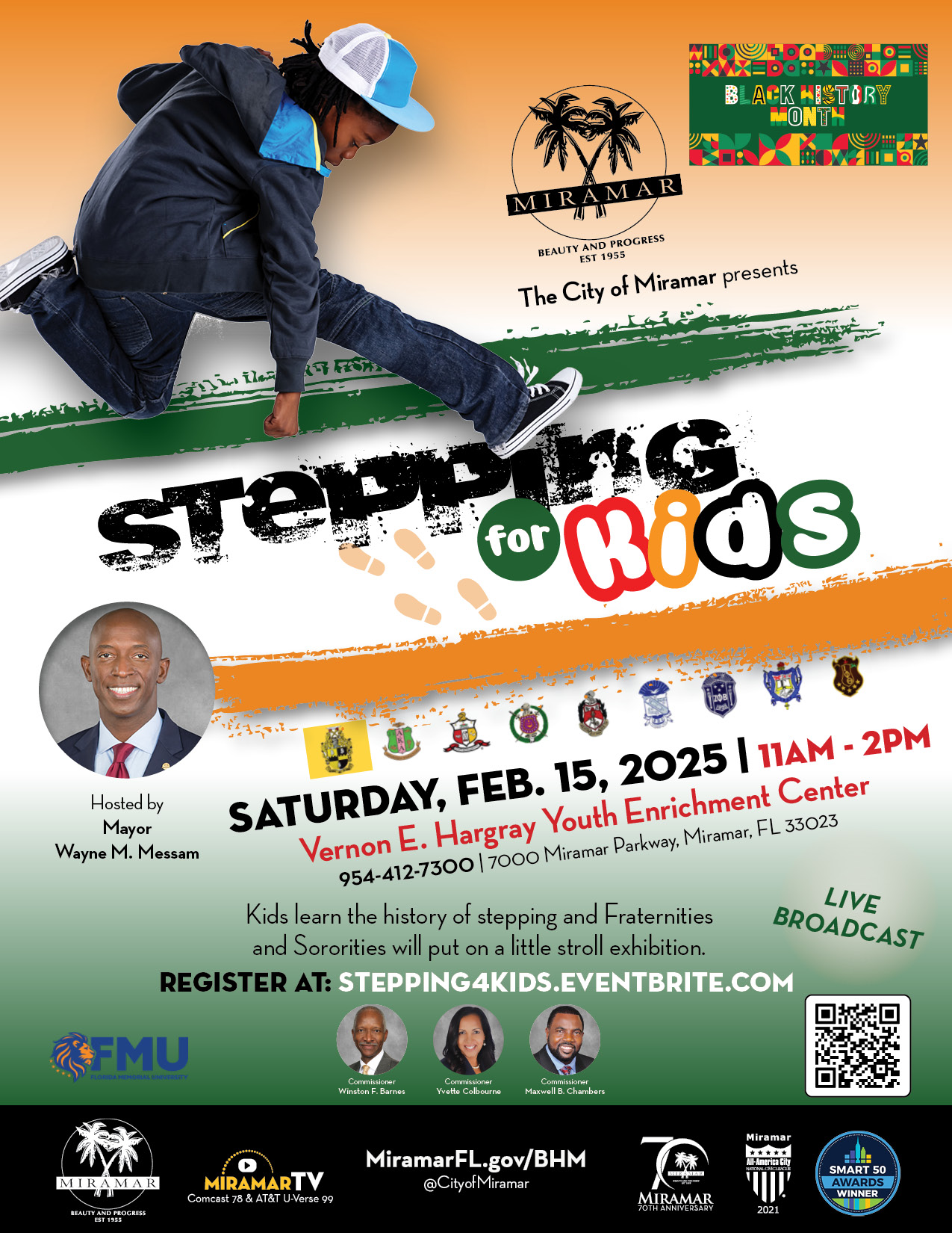 Stepping for Kids 2025 flyer