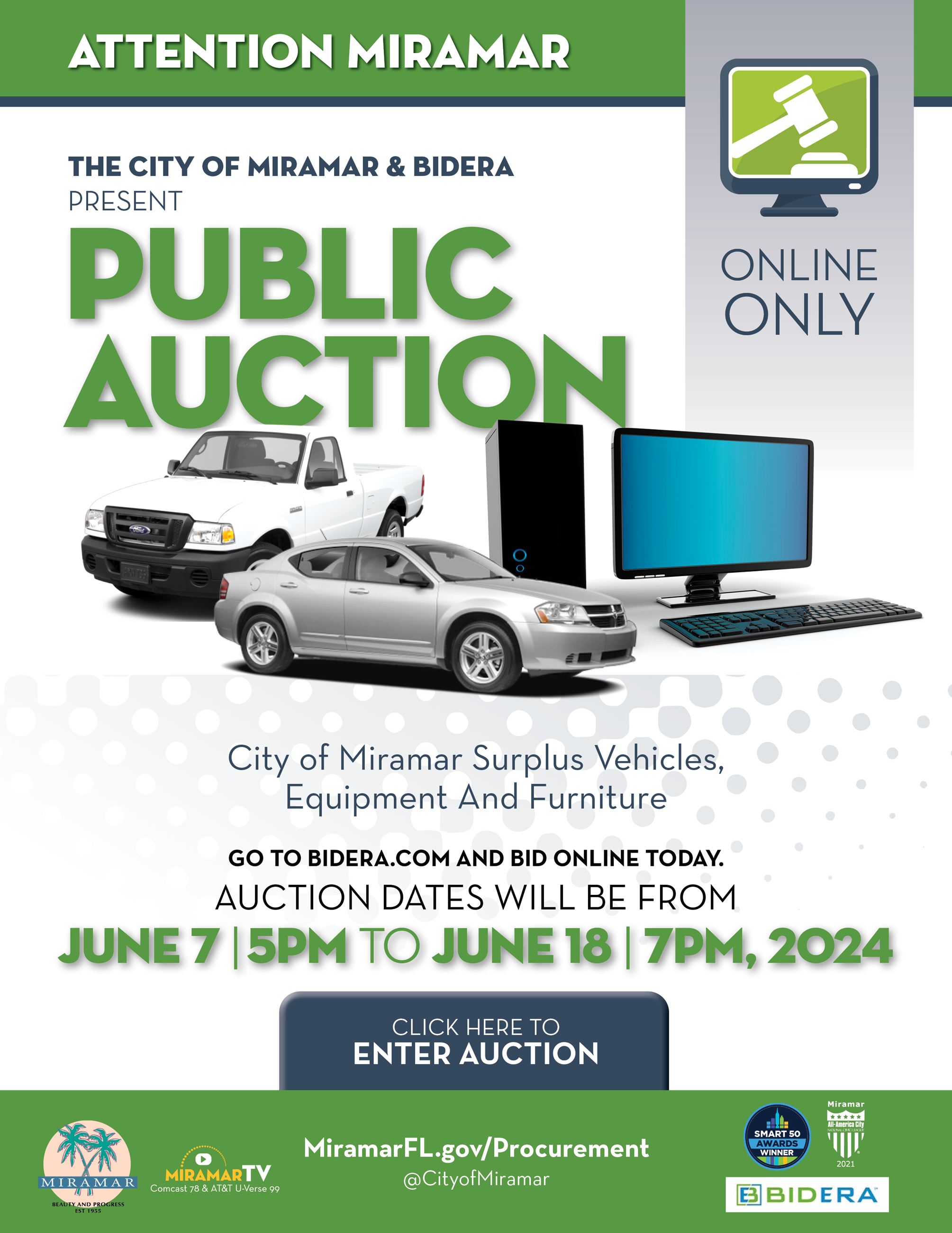 Visit bidera.com for more information on Public Auctions