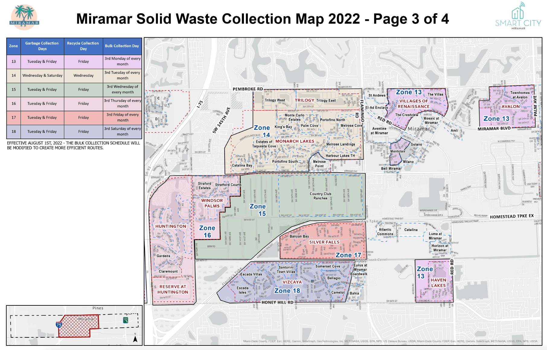 Miramar Solid Waste Collection Map 2022 - Page 3 of 4