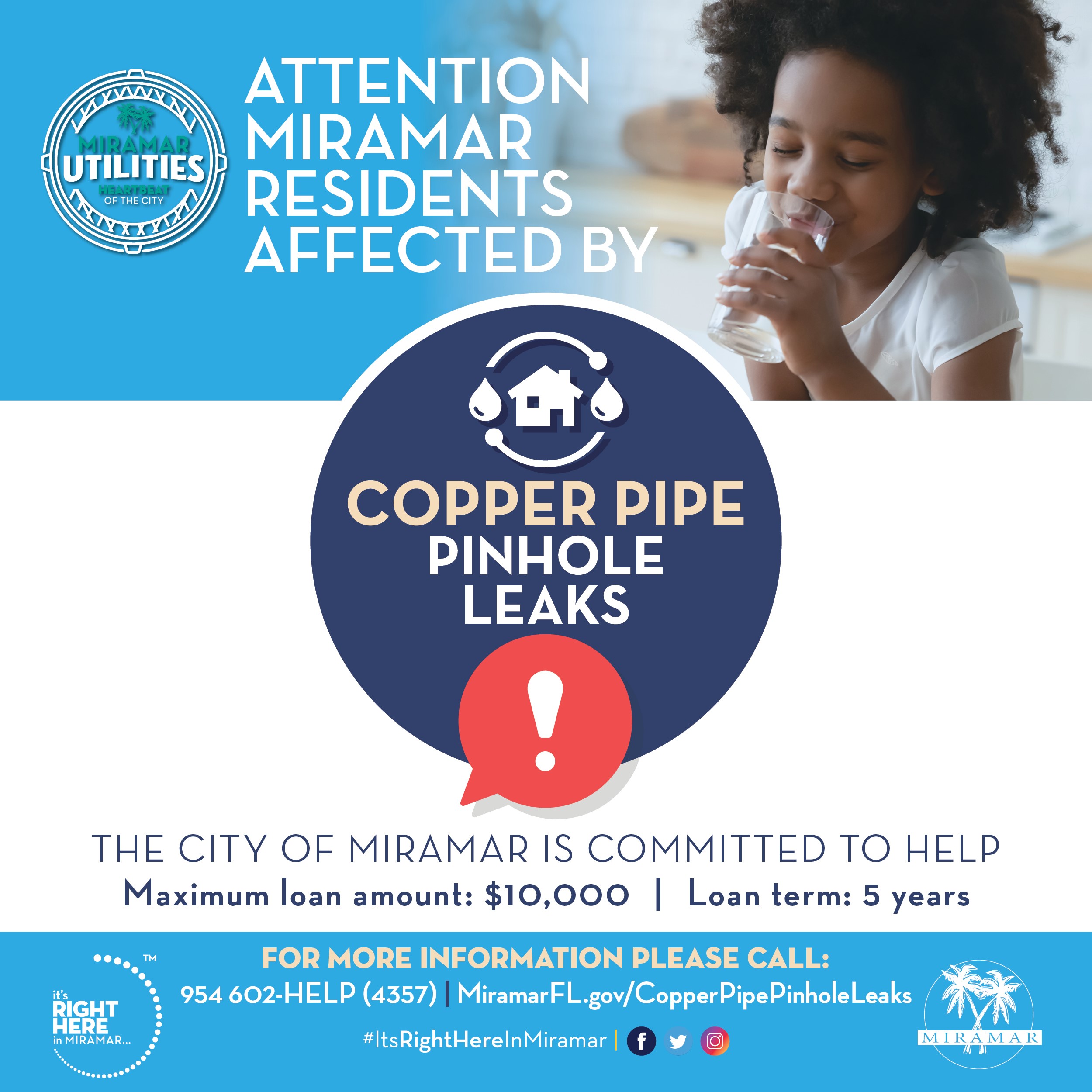 Copper Pipe Pinhole Loan Flyer